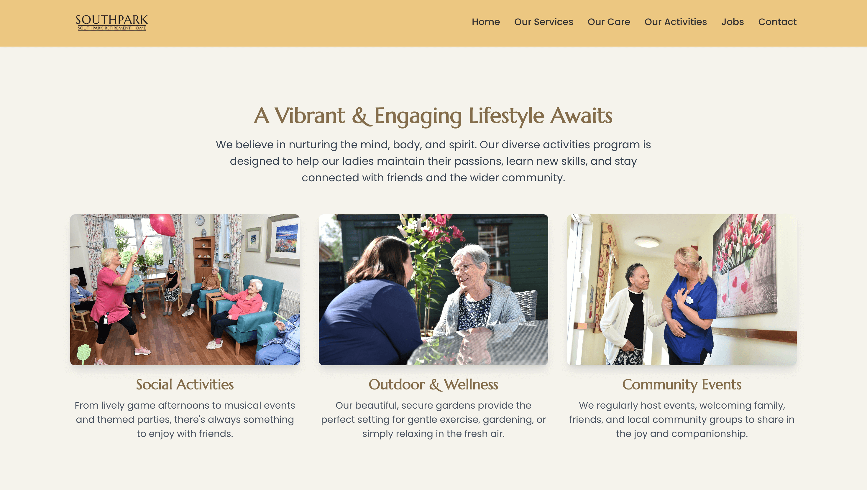 Clean product landing page design